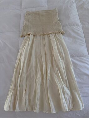 Zara combined knit skirt S